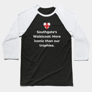 Euro 2024 - Southgate's Waistcoat More iconic than our trophies. Solid Heart Baseball T-Shirt